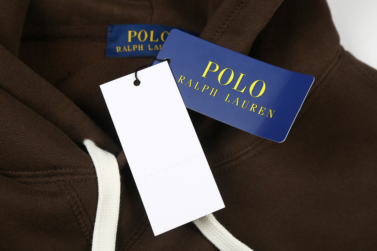 [High quality]RL Raffy Pony Logo Hoodie Women Pure Cotton Heavy Pullover Embroidered Hoodie Men Autumn Winter Couple Long Sleeve Hoodie