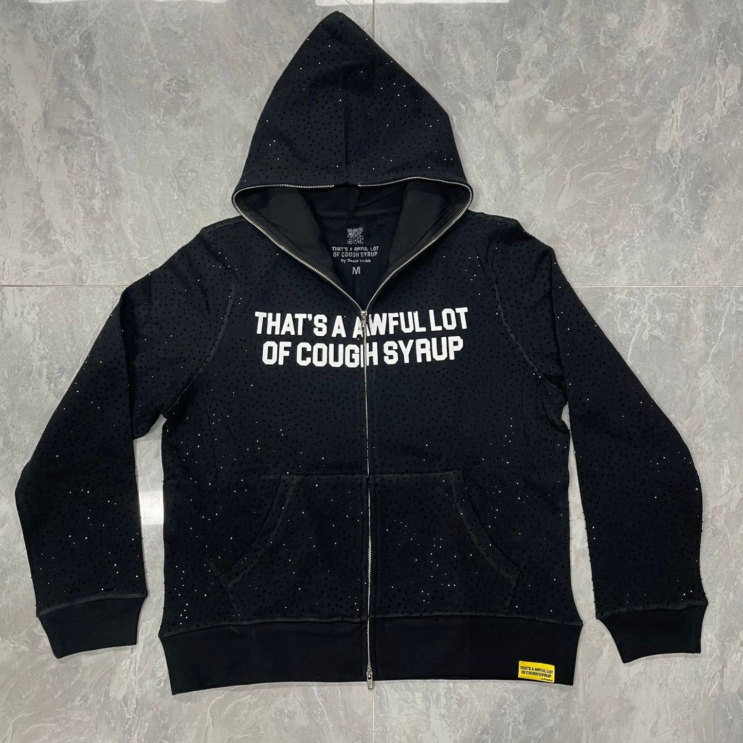 THAT'S A AWFUL LOT OF COUGH SYRUP HOODIE Full Diamond Zipper Hoodie Sweatshirt for Men