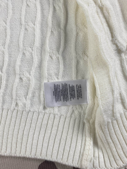 RL Raff Pony Label Autumn Winter Warm Cable Knit Zipper Sweater Cardigan Women Embroidered Cable Cardigan Men