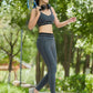 a-l-o Yoga Set High-Quality Sports Set Pilates Set AIRBRUSH HEART THROB BRA