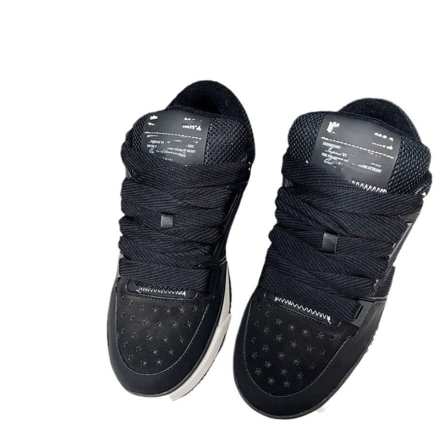 GMArim* Spring Summer New Bread Shoes Dad Shoes Couple Sports Casual Shoes Low-top Thick-soled Sneakers Unisex Trendy Shoes