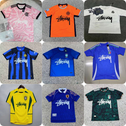 Stussy Flamengo Italy Soccer Jersey Can Be Shipped on Behalf Brazilian Goddess Apparel