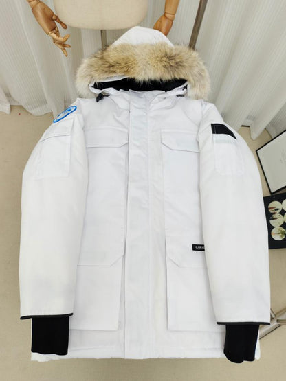 Big Goose New 08 Expedition Parka Classic Warm Hooded Short Down Jacket 4660M