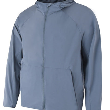 Pace Breaker Men's Summer Skin Jacket LU-LU Lightweight Men's Outdoor Sun Protection Hooded Windbreaker