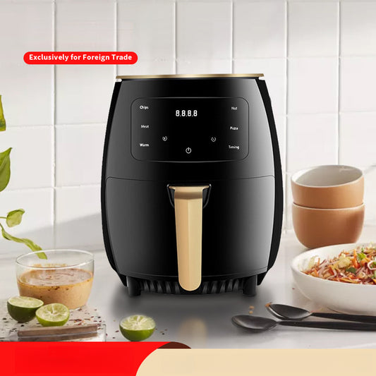 Air Fryer New Air Fryer Home Large Capacity Chips Machine Multi-Functional Deep Frying Pan