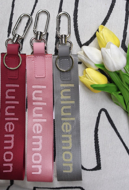 Lulu Same Style Mobile Phone Key High Quality Jacquard Pendant All Kinds of Bag Clothing Personality Trendy Decorations