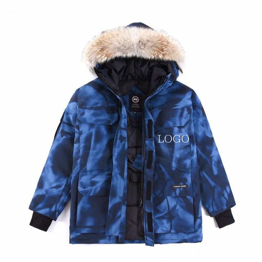 Big Goose New 08 Expedition Parka Classic Warm Hooded Short Down Jacket 4660M