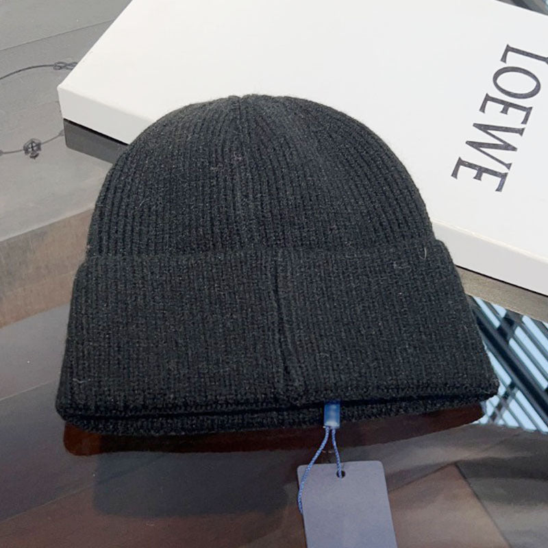 Winter Warm Knitted Hat Fashionable Export Style Pullover Windproof Thick Knitted Hat
