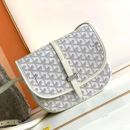 Gay** Messenger Bag Unisex Saddle Bag Dog Tooth Elegant Print Underarm Shoulder Crossbody Bag Trendy