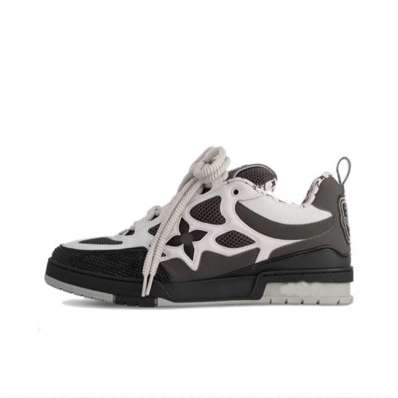 Men's Sneakers Men's and Women's Loafers Height-Increasing Thick-Soled Dad Shoes Fashionable Versatile Couple's Sneakers