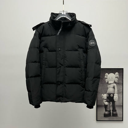 GMabce-New 29 style Big Goose 2048 Parka Coat, Unisex Style with Detachable Hood, Extreme Cold Protection Comparable to Rolls-Royce Grade, Fur-Free Hooded Down Jacket Wyndham Jacket Thickened