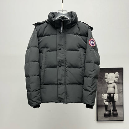 GMabce-New 29 style Big Goose 2048 Parka Coat, Unisex Style with Detachable Hood, Extreme Cold Protection Comparable to Rolls-Royce Grade, Fur-Free Hooded Down Jacket Wyndham Jacket Thickened