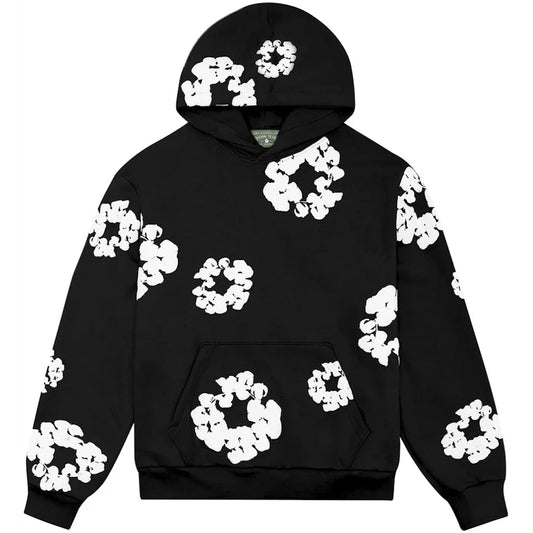 GMABCD Denim Cotton Wreaths Hoodie