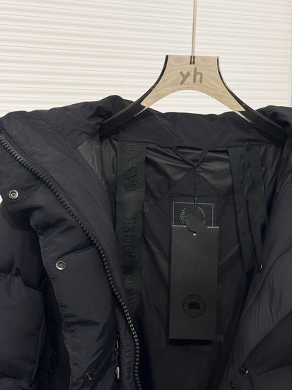 GMabcd Big GOOSE/ Junction 3M Reflective Black Label Parka Coat/Same style as used by Ouyang Nana