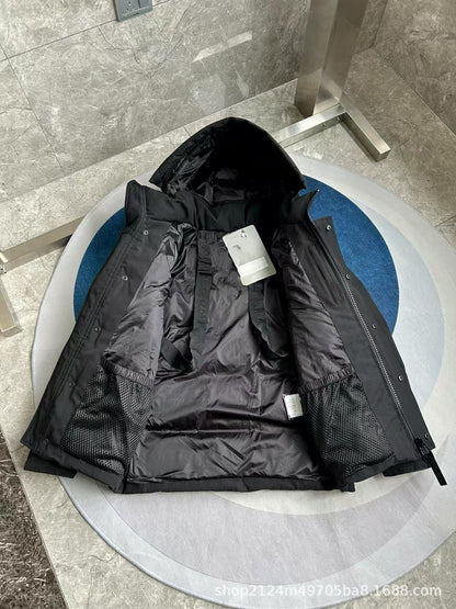 GMabce-New 29 style Big Goose 2048 Parka Coat, Unisex Style with Detachable Hood, Extreme Cold Protection Comparable to Rolls-Royce Grade, Fur-Free Hooded Down Jacket Wyndham Jacket Thickened