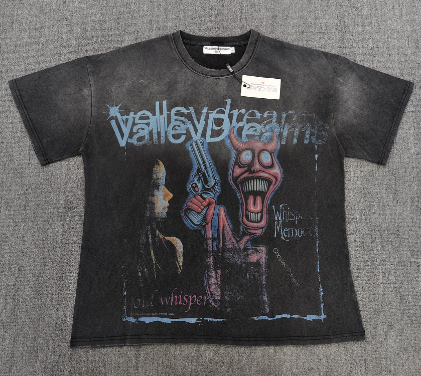 HD_ORIGINAL_20260813::#V107 | Washed vintage graphic T-shirt