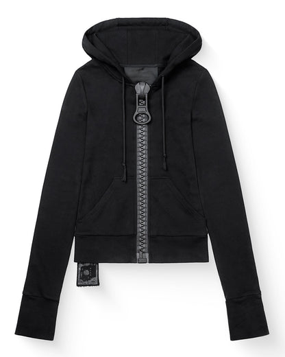 GMabcd zip hoodie detail
