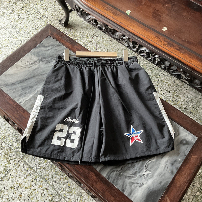HD_VARIANT_IMAGE::L2015 Gray | Alcatraz graphic cotton Bermuda shorts