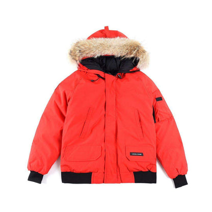 Big Goose Duck Down 01 Flight Jacket Parka Coat White Duck Down Couple Style Solid Color 2026 Autumn Winter Hot Item