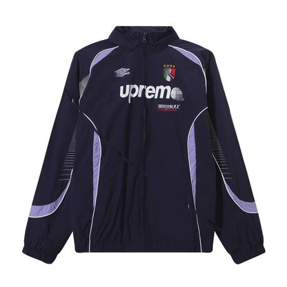 Supreme Ducati Collaboration Racing Style Windbreaker Jacket for Men
