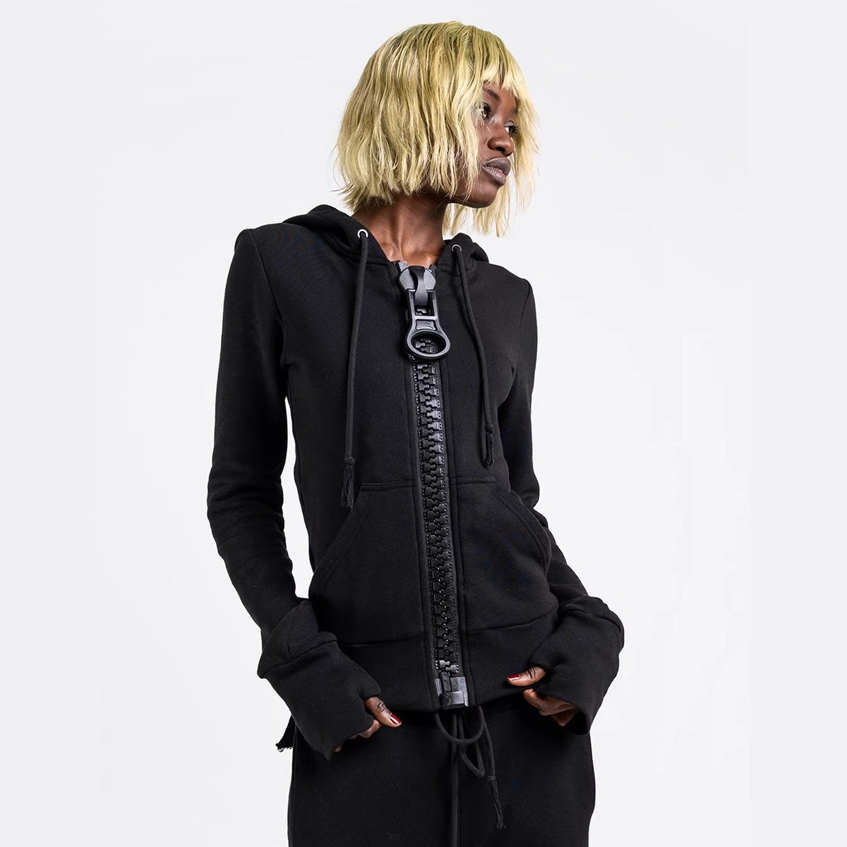 GMabcd oversized full zip hoodie streetwear