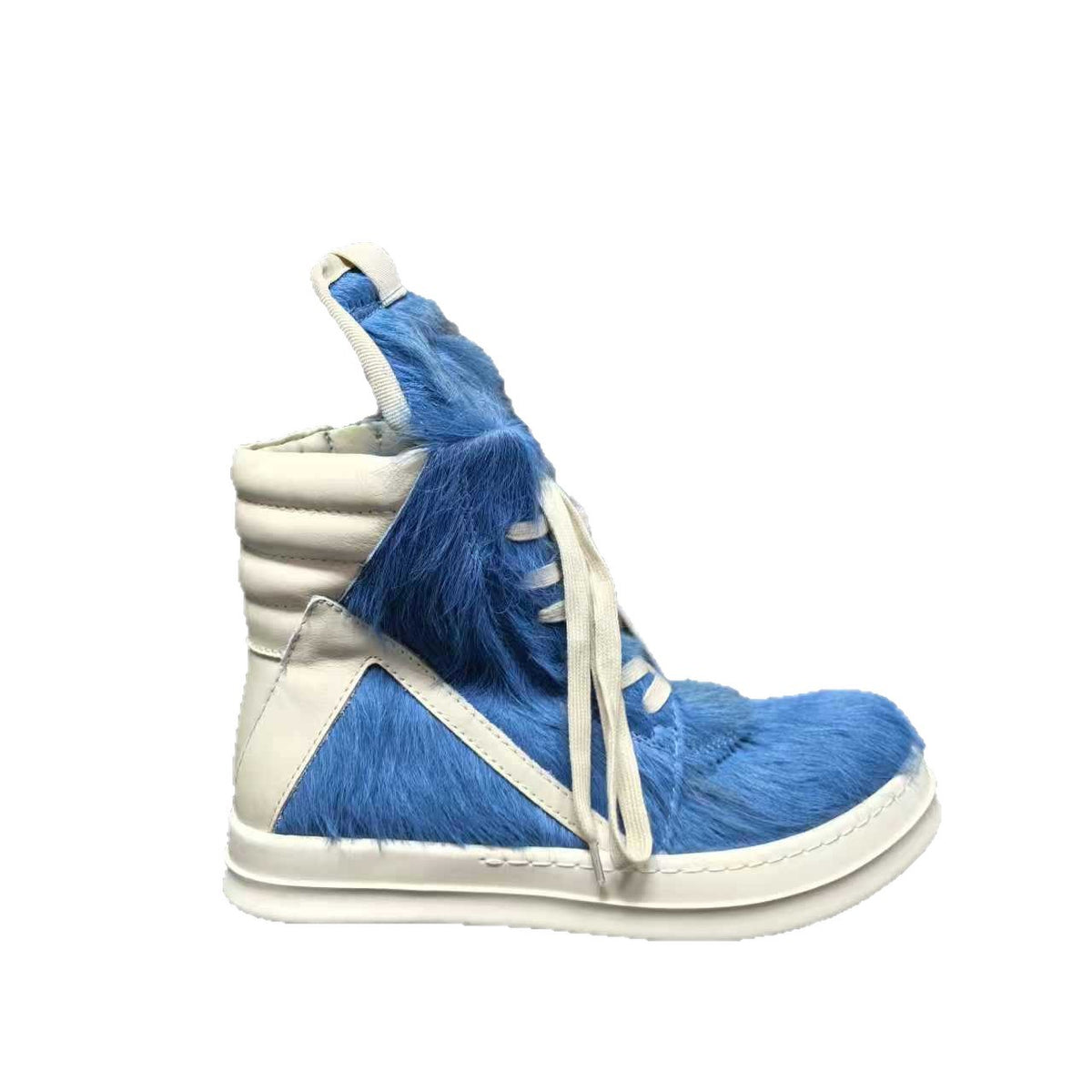 GMABCD U8800 Blue (Horsehair) high-top platform sneakers - view 5