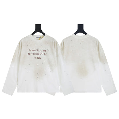 VARIANT_IMAGE::8504 Rhinestone White | Vintage graphic long-sleeve T-shirt