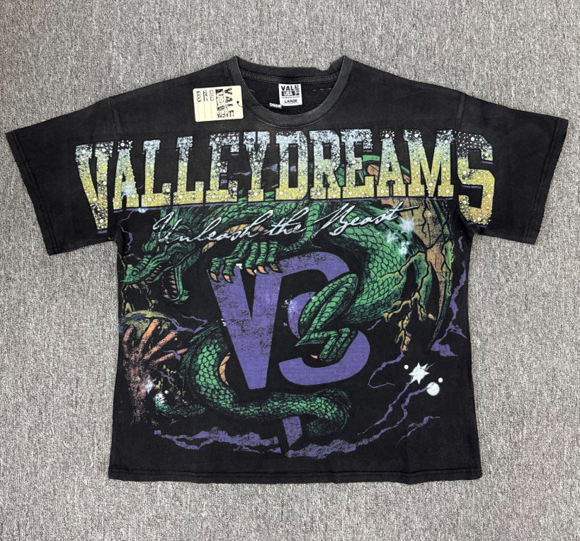 HD_ORIGINAL_20260813::#V63 | Washed vintage graphic T-shirt
