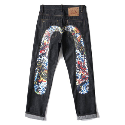 GMABCD Unisex Graphic Denim Jeans – Casual Streetwear Pants Collection
