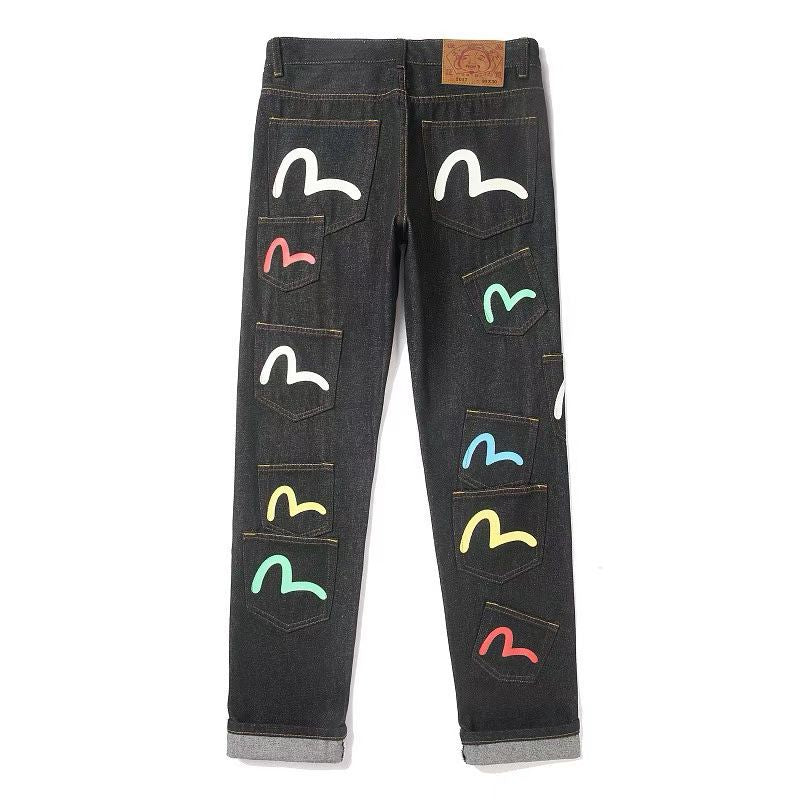 GMABCD Unisex Graphic Denim Jeans – Casual Streetwear Pants Collection