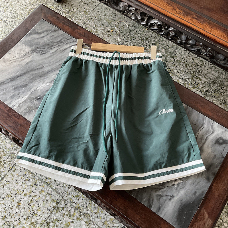 HD_VARIANT_IMAGE::L2012 Green | Alcatraz graphic cotton Bermuda shorts