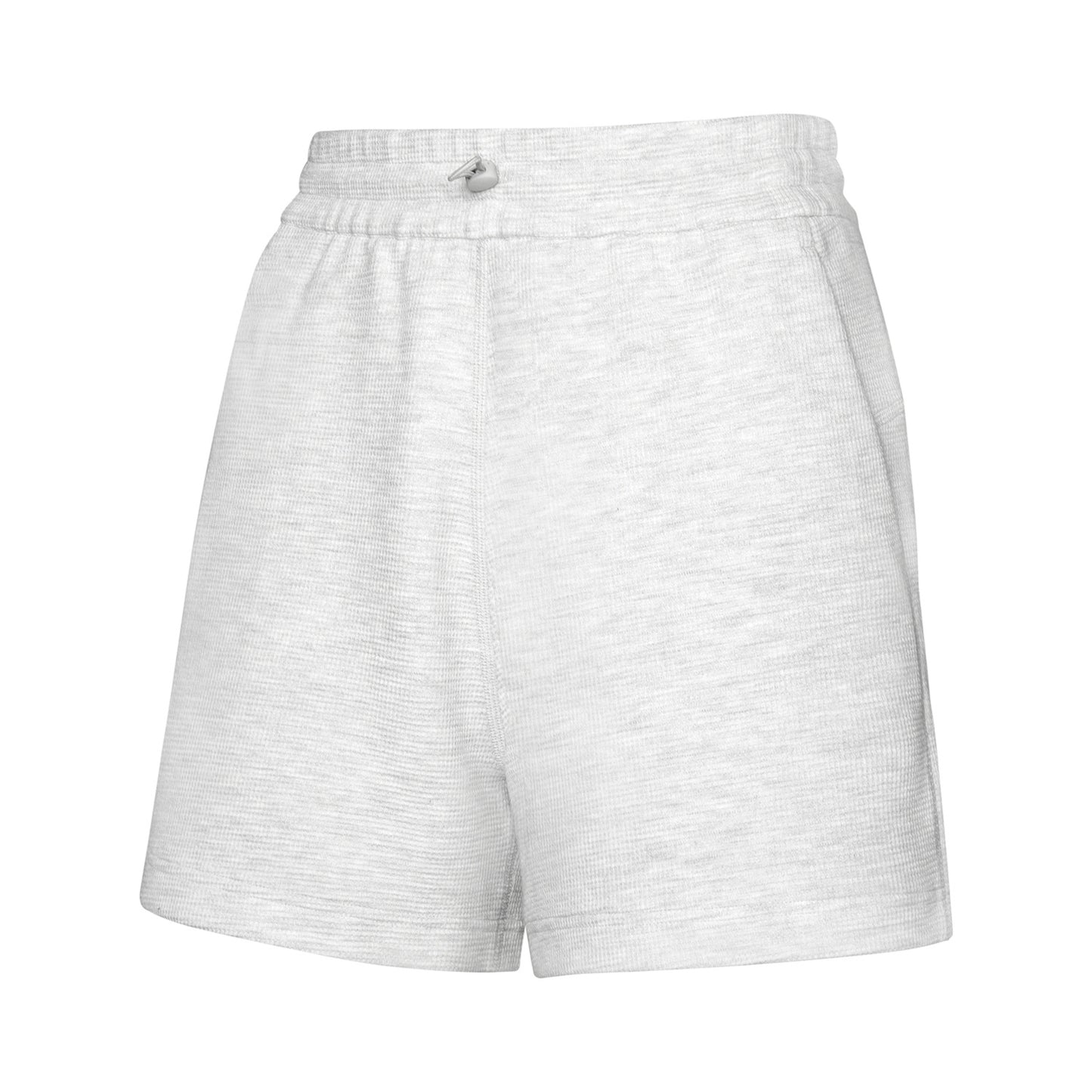 VARIANT_IMAGE::Heather Gray | Women's waffle-knit loose yoga shorts