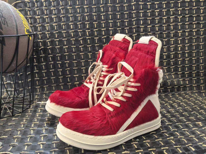 GMABCD U8800 Red (Horsehair) high-top platform sneakers - view 6