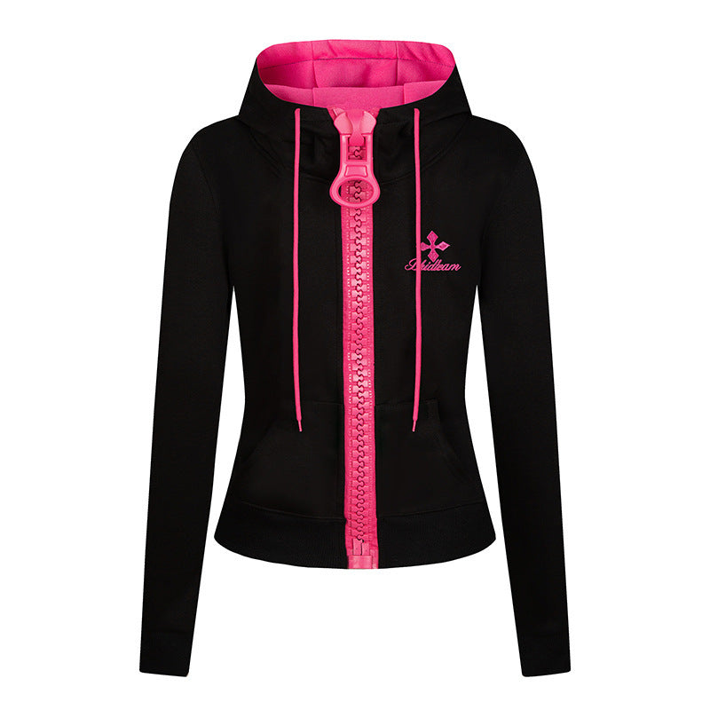 GMabcd zip hoodie detail