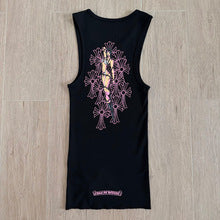 Women's gothic cross graphic ribbed tank mini dress image 2