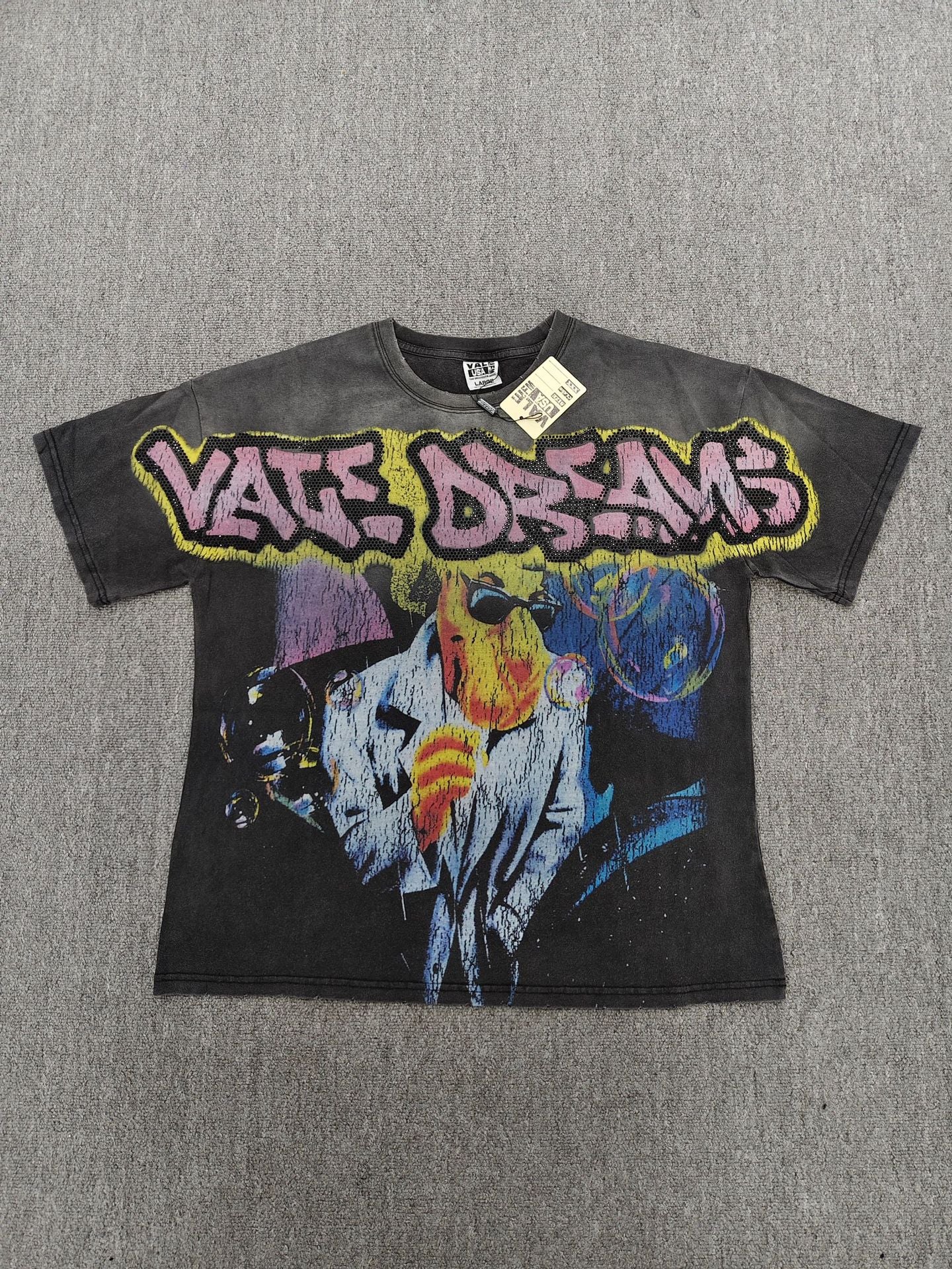 HD_ORIGINAL_20260813::V115 | Washed vintage graphic T-shirt