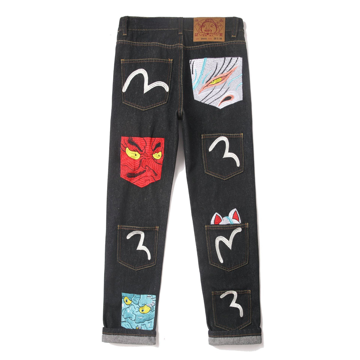 GMABCD Unisex Graphic Denim Jeans – Casual Streetwear Pants Collection