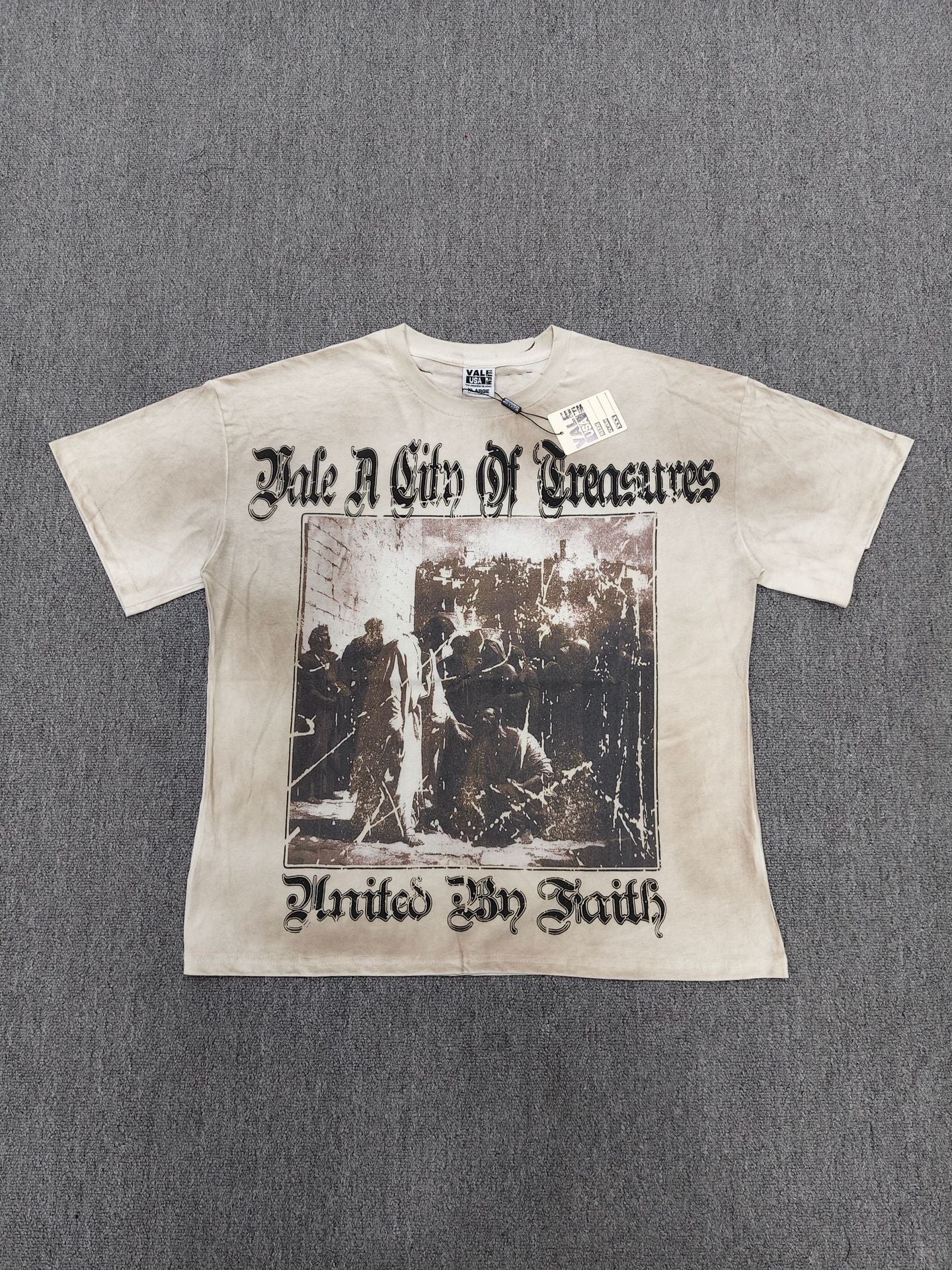 HD_ORIGINAL_20260813::#V42 | Washed vintage graphic T-shirt