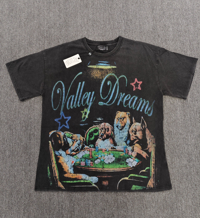 HD_ORIGINAL_20260813::#V103 | Washed vintage graphic T-shirt