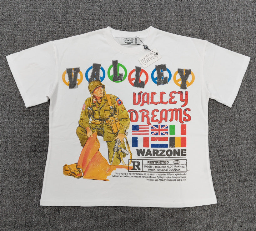 HD_ORIGINAL_20260813::#V101 | Washed vintage graphic T-shirt