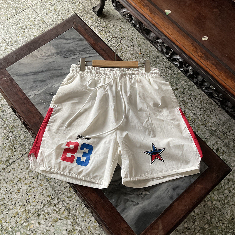 HD_VARIANT_IMAGE::L2015 White | Alcatraz graphic cotton Bermuda shorts