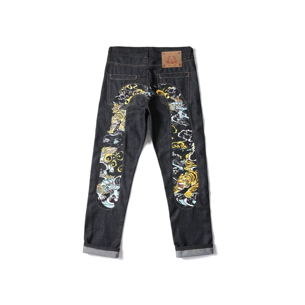 GMABCD Unisex Graphic Denim Jeans – Casual Streetwear Pants Collection