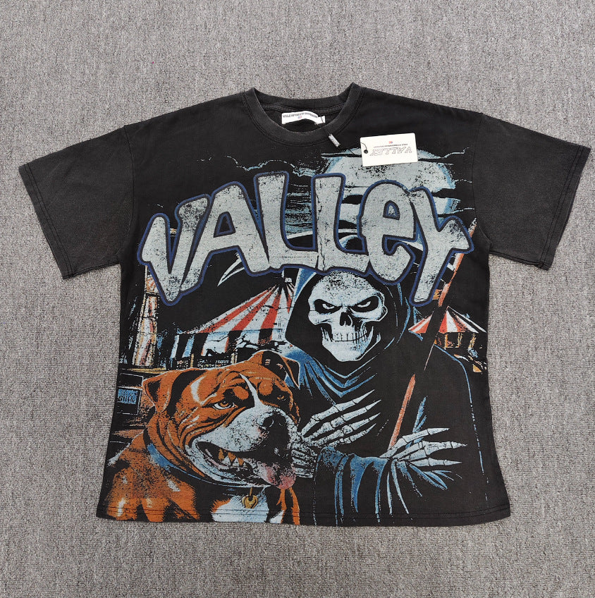 HD_ORIGINAL_20260813::#V16 | Washed vintage graphic T-shirt