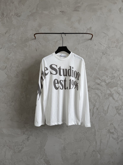 VARIANT_IMAGE::AC23 White | Vintage graphic long-sleeve T-shirt