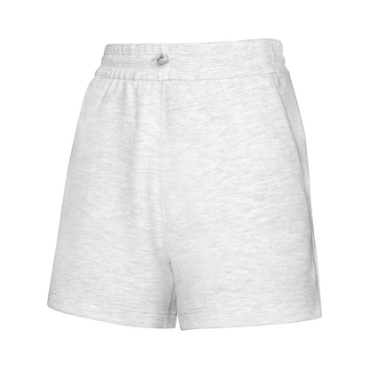 Women's waffle-knit loose yoga shorts image 3