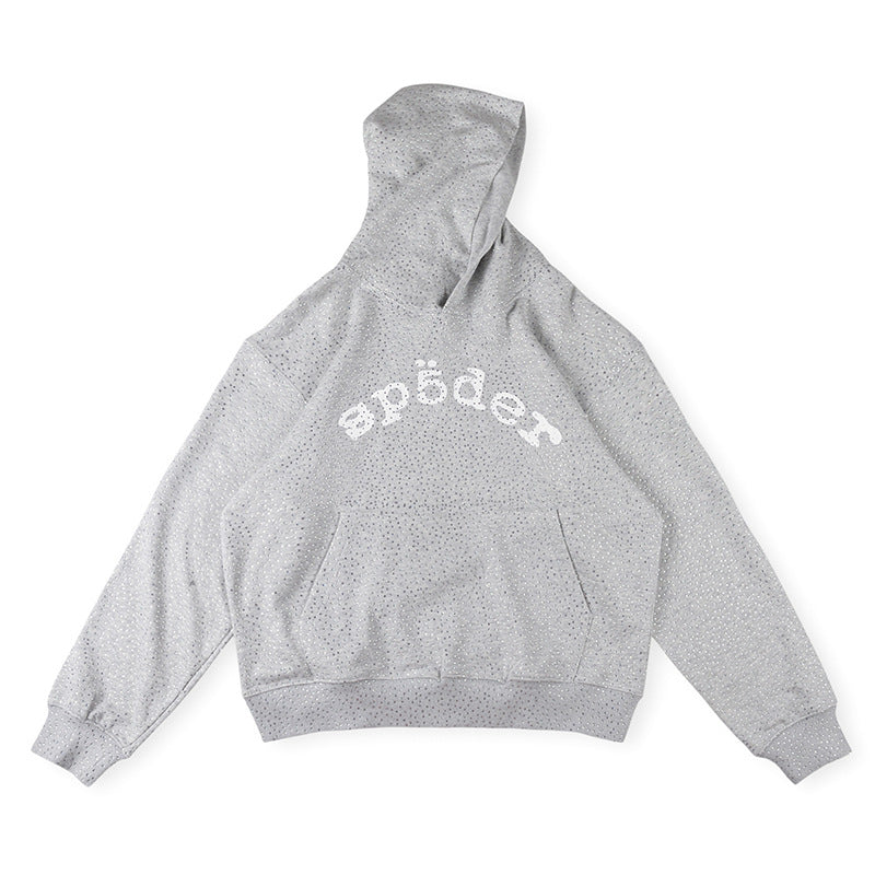 Hot Sale Heavy Full Rhinestone Sweater Sp55-der Hoodie High Street Fashion Brand Hoodie