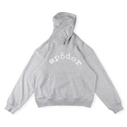 Hot Sale Heavy Full Rhinestone Sweater Sp55-der Hoodie High Street Fashion Brand Hoodie