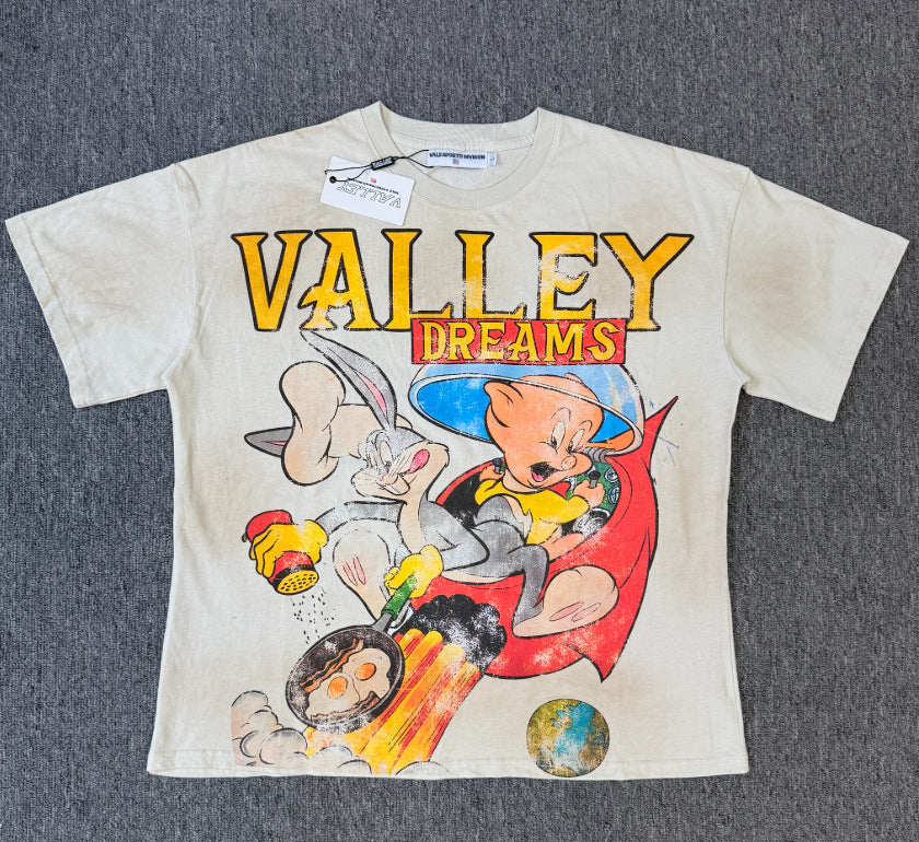 HD_ORIGINAL_20260813::#V110 | Washed vintage graphic T-shirt
