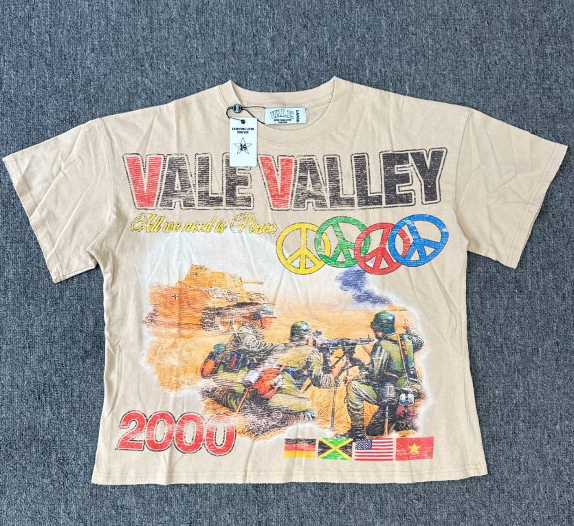 HD_ORIGINAL_20260813::#V109 | Washed vintage graphic T-shirt