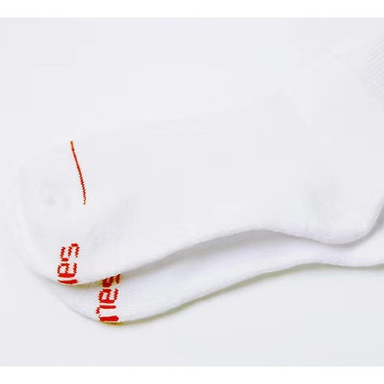 2-Pack Trendy Socks Hane Crew Socks Towel Bottom Trendy Brand Sports Basketball Mid-Calf Socks
